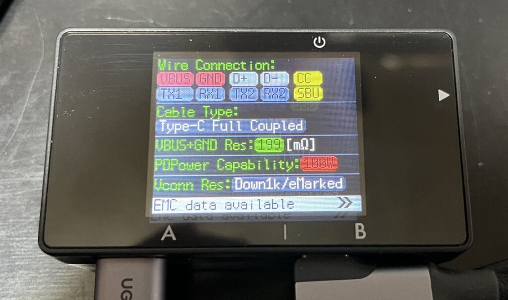 USB Cable Checker3 画面1